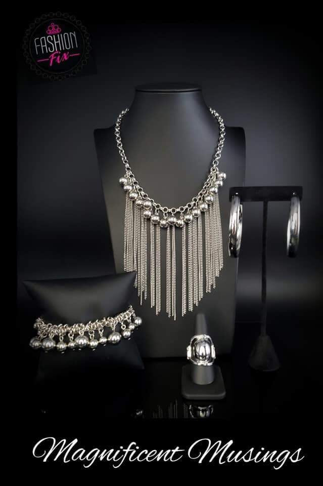 Paparazzi Camelot Couture Silver FASHION FIX Bracelet