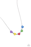 Paparazzi ECLECTIC Heart - Necklace Multi Fashion Fix Exclusive Box 79