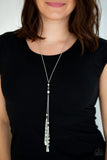 Paparazzi Timeless Tassels -  Necklace White Box 77