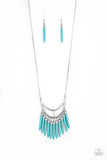 Paparazzi Stone Age A-Lister - Necklace Blue Box 104