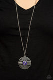Paparazzi - Targeted Tranquility Necklace Purple Box 12