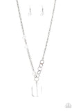 Paparazzi Never a Dull Moment - Necklace White Box 36