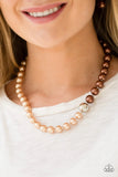 Paparazzi 5th Avenue A-Lister - Necklace Brown Box 91