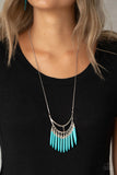 Paparazzi Stone Age A-Lister - Necklace Blue Box 104