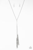Paparazzi Timeless Tassels -  Necklace Silver Box 91