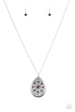 Paparazzi I Am Queen - Necklace Purple Box 91