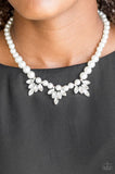 Paparazzi Society Socialite - Necklace White Box 26