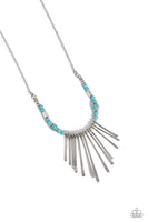 Paparazzi Claws of Nature - Necklace Blue Box 140