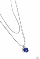 Paparazzi Call of the Style - Necklace Blue - Fashion Fix Exclusive Box 31