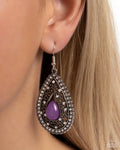 Paparazzi Cloud Nine Couture - Earrings Purple Box 31