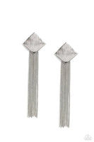 Paparazzi Experimental Elegance - Silver Earrings Box 31