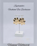 Paparazzi Hinging Hallmark - Earrings Gold Fashion Fix Exclusive Box 79