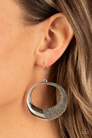 Paparazzi Experimental Elegance - Silver Earrings Box 122