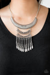 Paparazzi Eastern Empress - Necklace Silver Box 7