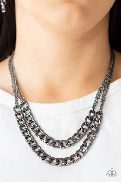 Paparazzi Urban Culture Necklace Black Box – Cynthia's