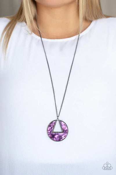 Paparazzi Chromatic Couture - Necklace Purple Box 140