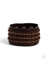 Paparazzi Western Twist - Urban Bracelet Brown Men Box 31