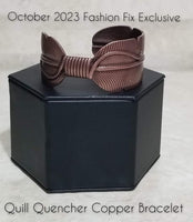 Paparazzi Quill Quencher - Bracelet Copper Fashion Fix Exclusive Box 79
