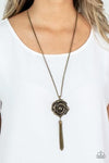 Paparazzi Rosy Redux - Necklace Brass Box 11