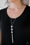 Paparazzi Triple Shimmer - Necklace White Box 7