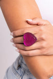 Paparazzi Hypnotizing Heart - Ring Pink Fashion Fix Exclusive Box 5