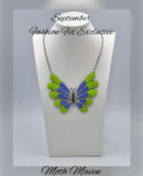 Paparazzi Moth Maven - Necklace Green Fashion Fix Exclusive Box 79