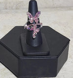Paparazzi Fluttering Flamenco - Ring Pink - Fashion Fix Exclusive Box 5