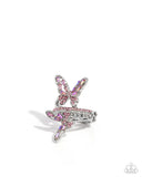 Paparazzi Fluttering Flamenco - Ring Pink - Fashion Fix Exclusive Box 5