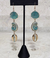 Paparazzi Coastal Charisma  - Earrings Blue - Fashion Fix Exclusive Box 5