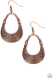 Paparazzi Terra Timber - Copper Earrings Box 122