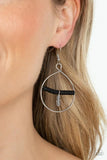 Paparazzi Free Bird Freedom - Black Earrings Box 122