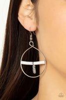 Paparazzi Free Bird Freedom - White Earrings Box 122