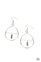 Paparazzi Free Bird Freedom - White Earrings Box 122