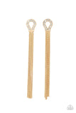 Paparazzi Dallas Debutante - Earrings Gold Box 122