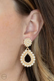 Paparazzi Discerning Droplets - Clip-on  Earrings Gold Box 122