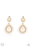 Paparazzi Discerning Droplets - Clip-on  Earrings Gold Box 122