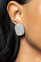 Paparazzi Lunch at the Louvre - Clip-on  Earrings White Box 122