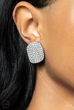 Paparazzi Lunch at the Louvre - Clip-on  Earrings White Box 122