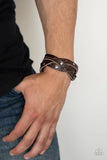 Paparazzi Rugged Roundup  - Urban Bracelet Brown Box 122