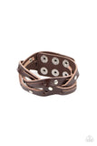 Paparazzi Rugged Roundup  - Urban Bracelet Brown Box 122