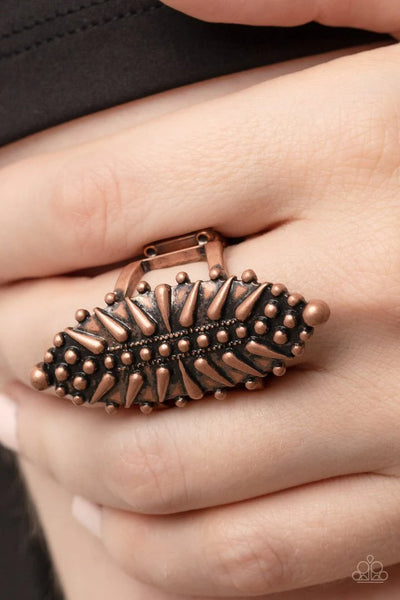 Paparazzi Bump, Set, Spike! - Ring Copper Box 32