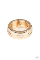 Paparazzi Leading Man - Ring Gold Box 32