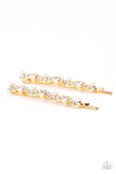 Paparazzi Ballroom Banquet - Gold Hair Clip Box 12