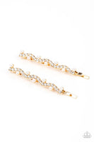 Paparazzi Ballroom Banquet - Gold Hair Clip Box 12