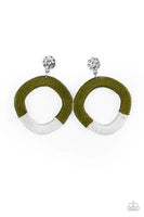 Paparazzi Thats a WRAPAROUND - Earrings Green Box 12