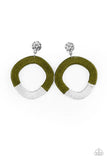 Paparazzi Thats a WRAPAROUND - Earrings Green Box 12