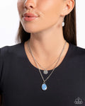 Paparazzi Dedicated Diva - Necklace Blue - Fashion Fix Exclusive Box 12