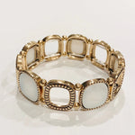 Paparazzi Socialite Shells - Bracelet Gold - Fashion Fix Exclusive Box 12