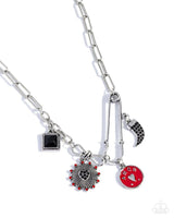 Paparazzi Trendy Trinket - Necklace Red - Box 32