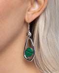 Paparazzi Scouting Spirals - Green Earrings - Box 32